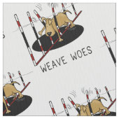 Weave Woes - lustiges Agility Stoff (Nahaufnahme)