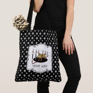 Weave Woes - lustiges Agility Tasche