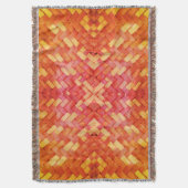 Weaved Harmony Pattern Throw Blanket Decke (Vorderseite Vertikal)