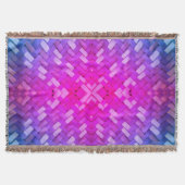 Weaved Harmony Pattern Throw Blanket Decke (Vorderseite)