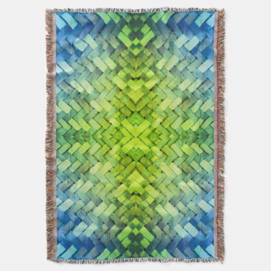 Weaved Harmony Throw Blanket Decke (Vorderseite Vertikal)
