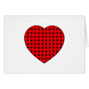 Weaved Red Heart