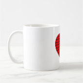 Weaved Red Heart Kaffeetasse (Links)