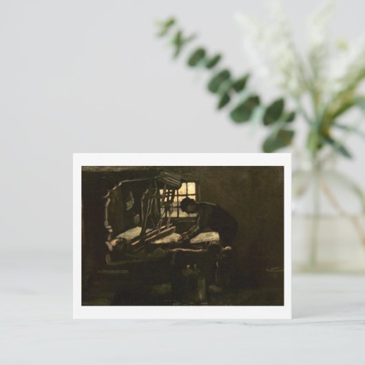 Weaver Arrange Threads (F35) Van Gogh Fine Art Postkarte (Stehend Vorderseite)