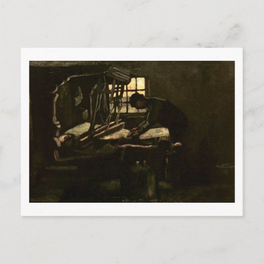 Weaver Arrange Threads (F35) Van Gogh Fine Art Postkarte (Vorderseite)