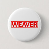 Weaver Briefmarke Button (Vorderseite)