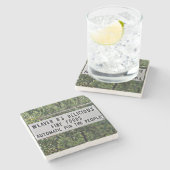 Weaver D's, Athen, Georgien, Marmorstein Untersetz Steinuntersetzer (Seitenansicht)