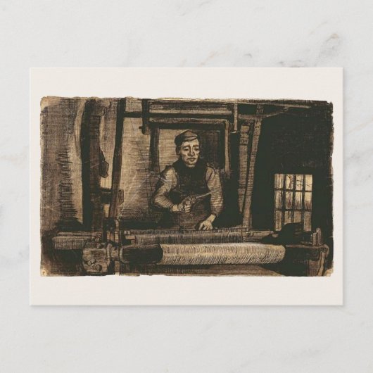 Weaver (F1116) Van Gogh Fine Art Postkarte (Vorderseite)