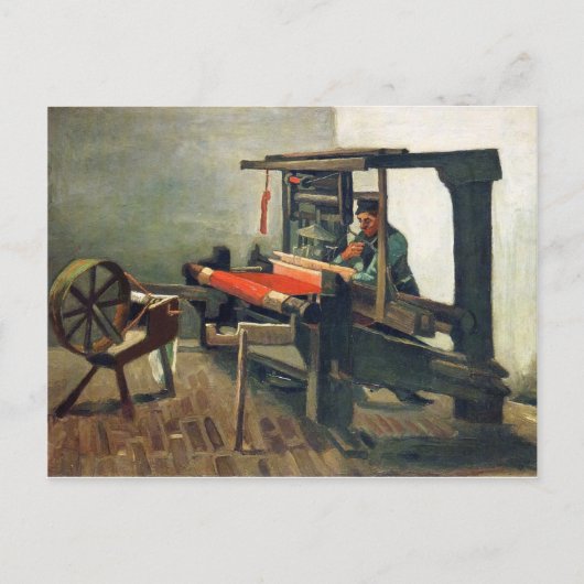 Weaver Facing Links - Vincent Van Gogh Postkarte (Vorderseite)