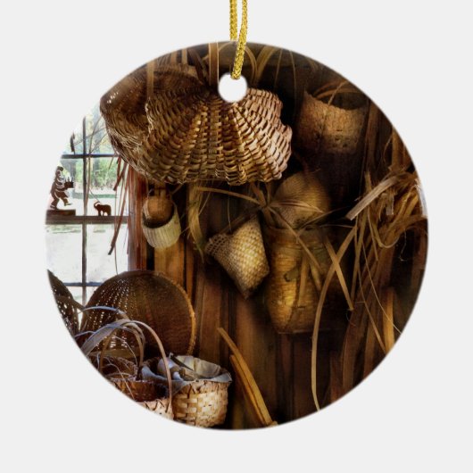 Weaver - Ich mag Weben Keramikornament (Vorne)