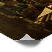 Weaver in der Nähe eines offenen Fensters Van Gogh Poster (Ecke)