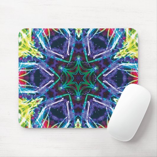 Weaver Kaleidoscope Mouse Pad Mousepad (Mit Mouse)