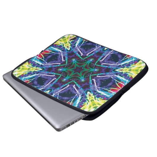 Weaver Kaleidoskop Laptopschutzhülle (Vorne Knopf)