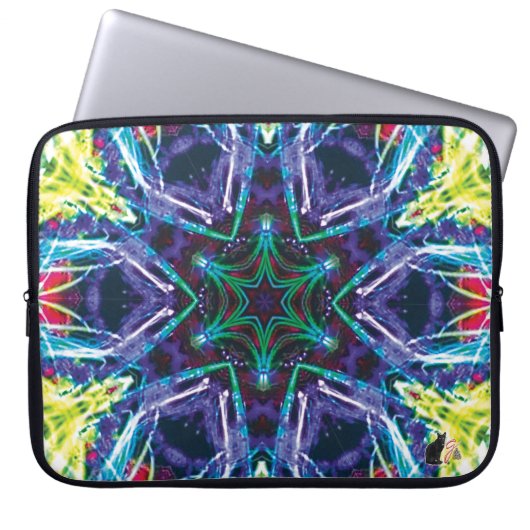 Weaver Kaleidoskop Laptopschutzhülle (Vorderseite)