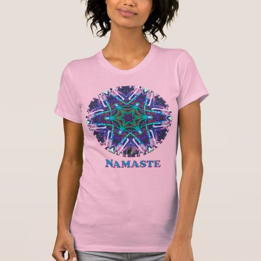 Weaver Namaste Kaleidoskop-T - Shirt (Vorderseite)