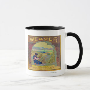 Weaver Orange LabelPiru, CA Tasse