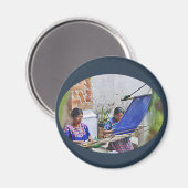 Weaver von Antigua Magnet (Vorderseite/Rückseite)