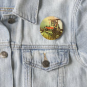 Weaver vor Links Spinnrad Vincent van Gogh Button (Beispiel)
