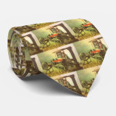 Weaver vor Links Spinnrad Vincent van Gogh Krawatte (Gerollt)