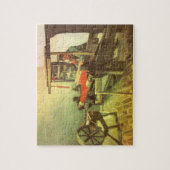 Weaver vor Links Spinnrad Vincent van Gogh Puzzle (Vertikal)