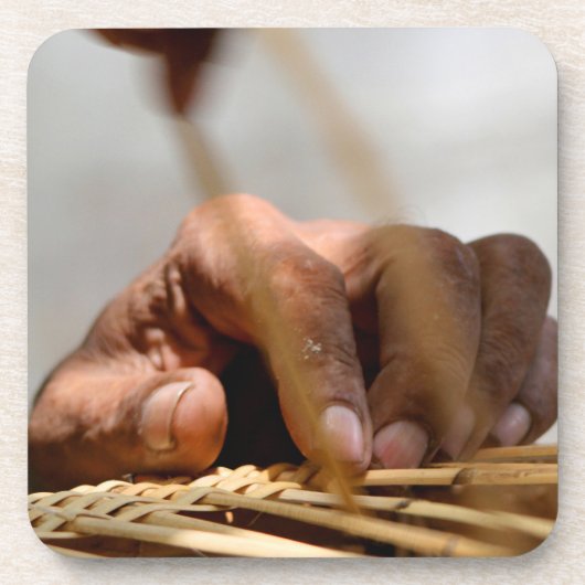 Weaver's Hand Getränkeuntersetzer (Vorderseite)