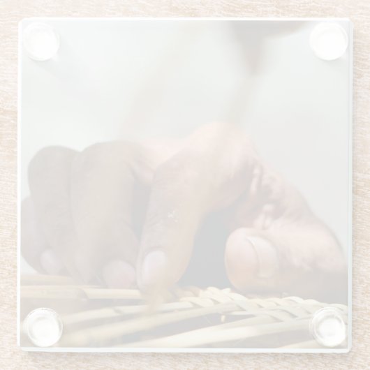 Weaver's Hand Glasuntersetzer (Rückseite)