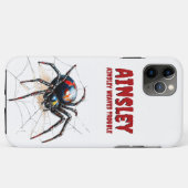 Weaves Trouble Spider Funny Creepy Design Case-Mate iPhone Hülle (Rückseite (Horizontal))