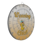 Weaving Chick Dartscheibe (Vorderseite Links)