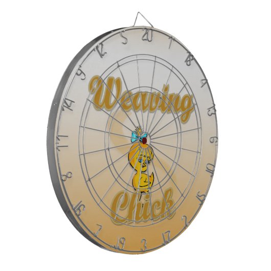 Weaving Chick Dartscheibe (Vorderseite Links)