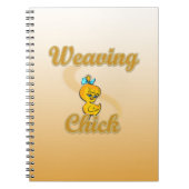 Weaving Chick Notizblock (Vorderseite)