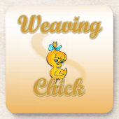 Weaving Chick Untersetzer (Vorderseite)