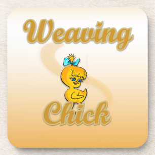 Weaving Chick Untersetzer