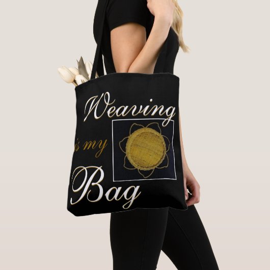 Weaving ist mein Beutel Tasche (Von Nahem)