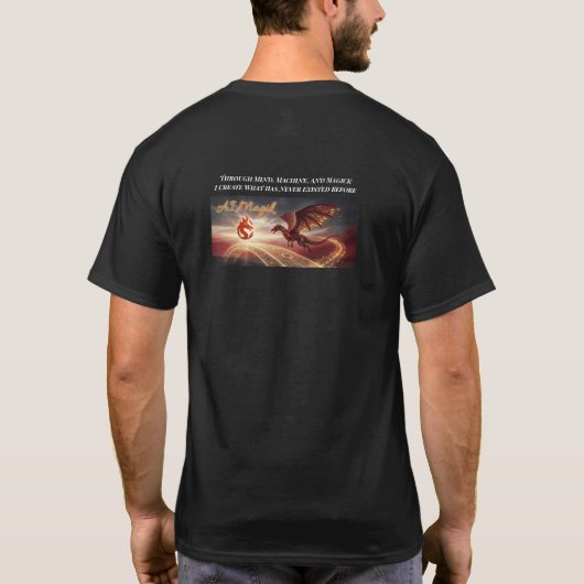 Weaving Magick Into Reality - T Shirt (Rückseite)