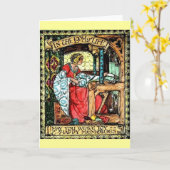 Weaving Women Karte (Gelbe Blume)