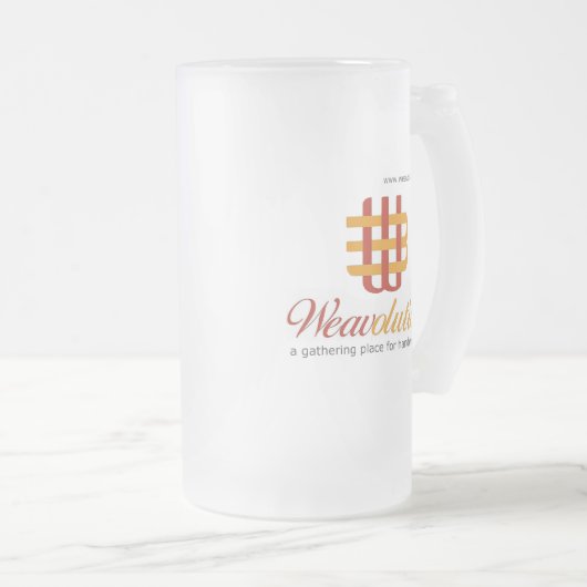 Weavolution Mattglas Bierglas (VorderseiteRechts)