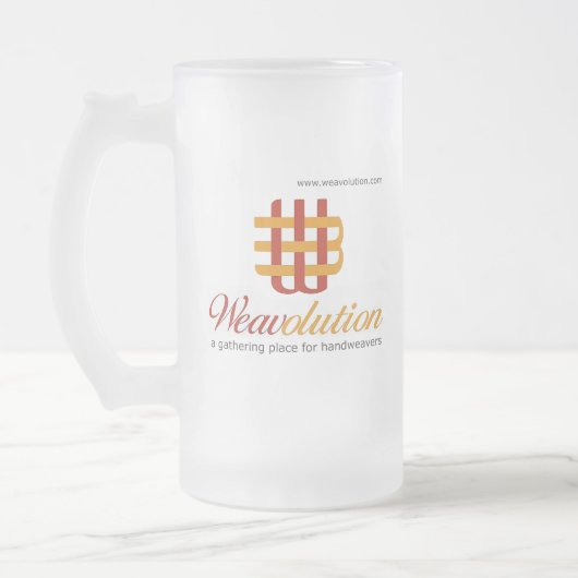 Weavolution Mattglas Bierglas (Links)