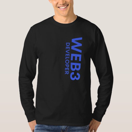 Web3 Developer Dezentralisierte Kryptowährung Web3 T-Shirt (Vorderseite)