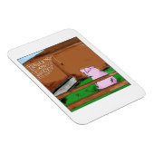 Web-Cartoon von Tender und Juicy Charlotte Magnet (Rechte Seite)