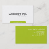 Web Consulting - Visitenkarten Visitenkarte (Vorne/Hinten)