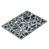 Web des Mysteriums: Delikate Falle - Weiße Spinnen Notizblock (Linke Seite)