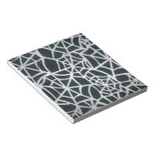 Web des Mysteriums: Delikate Falle - Weiße Spinnen Notizblock (angewinkelt)