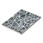 Web des Mysteriums: Delikate Falle - Weiße Spinnen Notizblock (Rotiert)