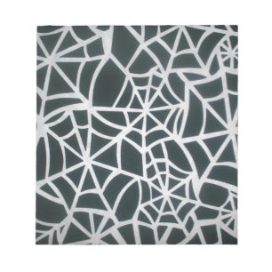 Web des Mysteriums: Delikate Falle - Weiße Spinnen Notizblock