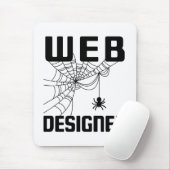 Web Designer Design Website Developer Spider Mousepad (Mit Mouse)