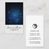 Web Designer Electronic Circuits  Visitenkarte (Vorne/Hinten)