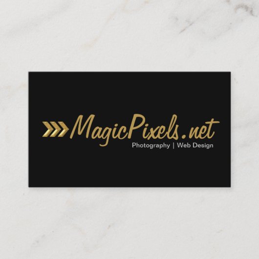 Web Designer Fotograf Visitenkarte (Vorderseite)