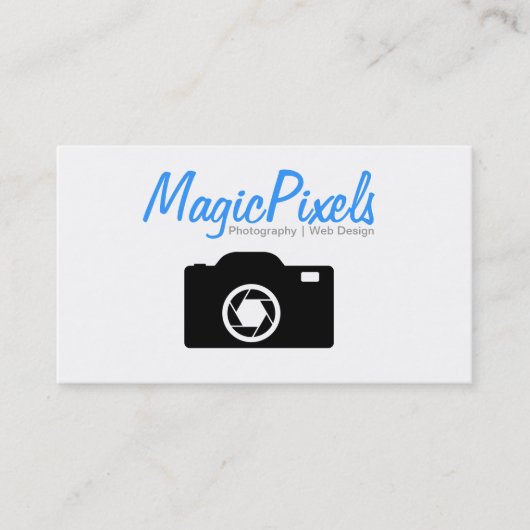 Web Designer Fotograf Visitenkarte (Vorderseite)