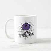 Web Designer Funny Spider Puff Kaffeetasse (Links)