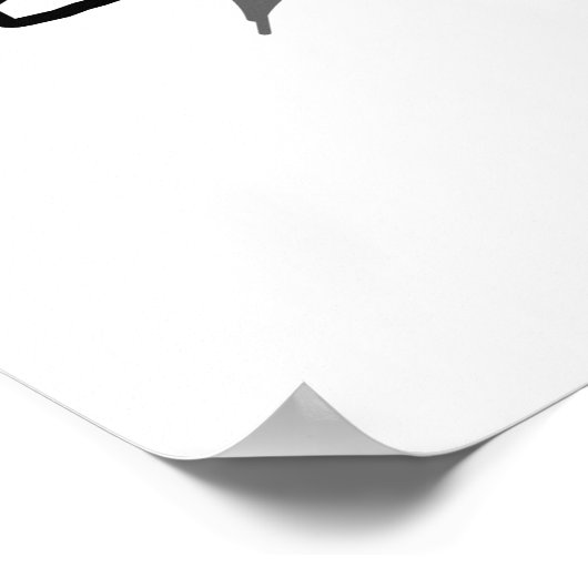 Web Designer Funny Spider Puff Poster (Ecke)